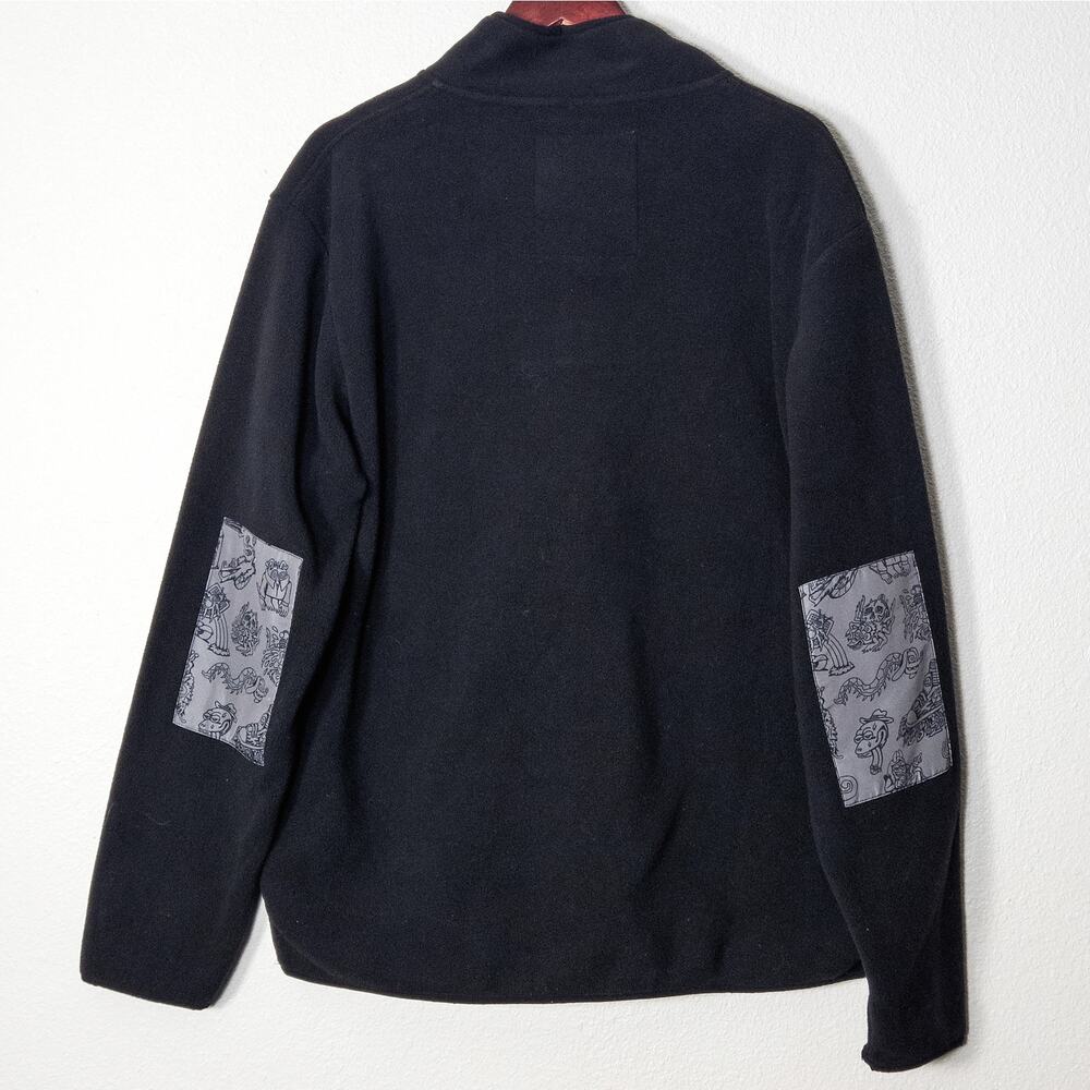 Killer Acid Buzz Off Fleece Jacket Size XL Black Graphic Streetwear - Picture 2 of 9